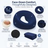 Face Down Pillow for Prone Resting – Memory Foam Massage