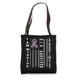 Dissociative Identity Disorder Awareness American Flag Tote Bag