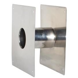 ORBEK Stainless Steel Direct Vent Wall Thimble, Adjustable Length, Ideal for Water Heater Vent Pipe & Round Tube Air Ventilation