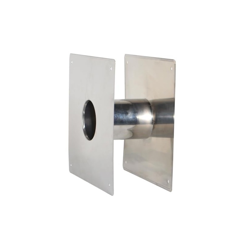 ORBEK Stainless Steel Direct Vent Wall Thimble, Adjustable Length, Ideal