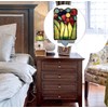 HUIMEIJU Tiffany Glass Night Light - Bedroom, Study, Aisle, Gem,
