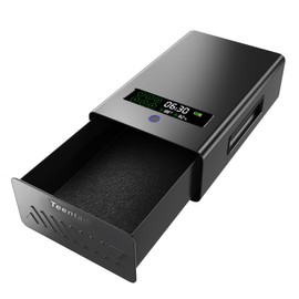 Fingerprint Authentication Safe, Small Size, For Home Use, Security Safe, Valuable Box, 99 Pairs Password, 99 Fingerprint Settings, Triple Lock System, Key Included, LCD Display, Energy