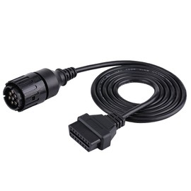 Keenso 10 Pin zu 16 Pin OBD2 Stecker Adapter Diagnose Verlängerungskabel