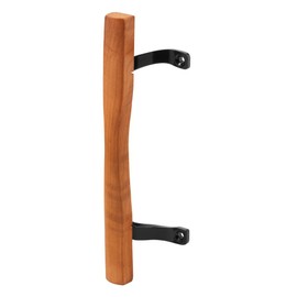 Prime-Line C 1192 6-5/8 inch Sliding Door Wood Pull Black Painted Brackets