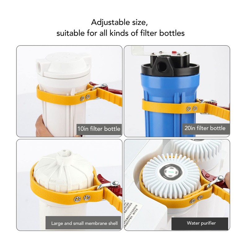 TOPINCN Strap Adjusted Wrenches ABS Leather Anti Skid Universal Filter