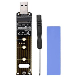 Hsthe Sea 10Gbps NVME/NGFf to USB3.1 Type-A/C 2-in-1 Adapter, Supports M.2 SSD M.2 NVME Protocol, NGFF SATA Protocol