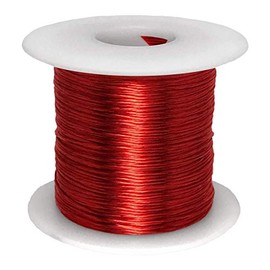 Litz Wire, 24 AWG Unserved Single Build, 25/38 Stranding, 1.0 lb Spool, Ideal for ~100 kHz Applications