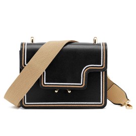 ZOOEASS Wide Shoulder Purse Strap Replacement Adjustable Belt Canvas Bag Crossbody Handbag(L-Light Coffee)