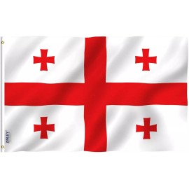 Anley Fly Breeze 3x5 Feet Georgia Flag - Republic of Georgia Flags Polyester