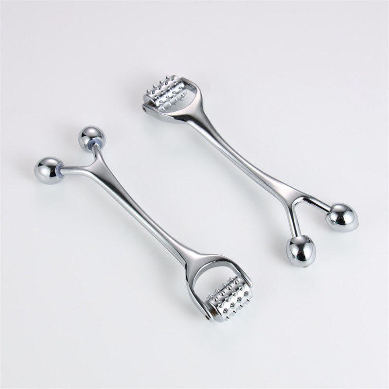 Face Roller Massager Zinc Alloy Deep Tissue Massage Multifunction Comfortable