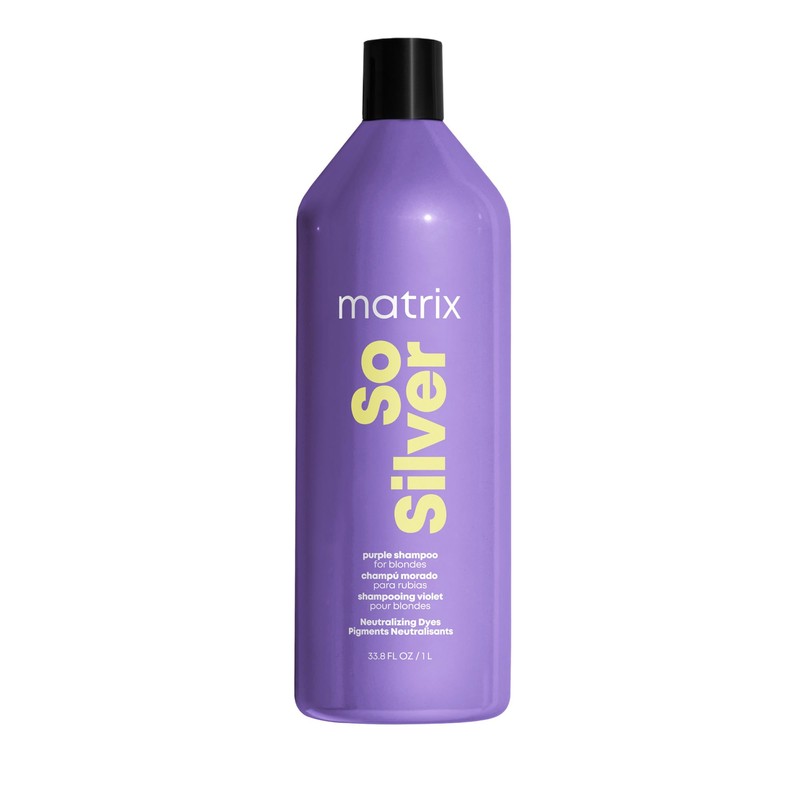 Matrix So Silver Shampoo Shampoo matizador morado ideal para neutralizar