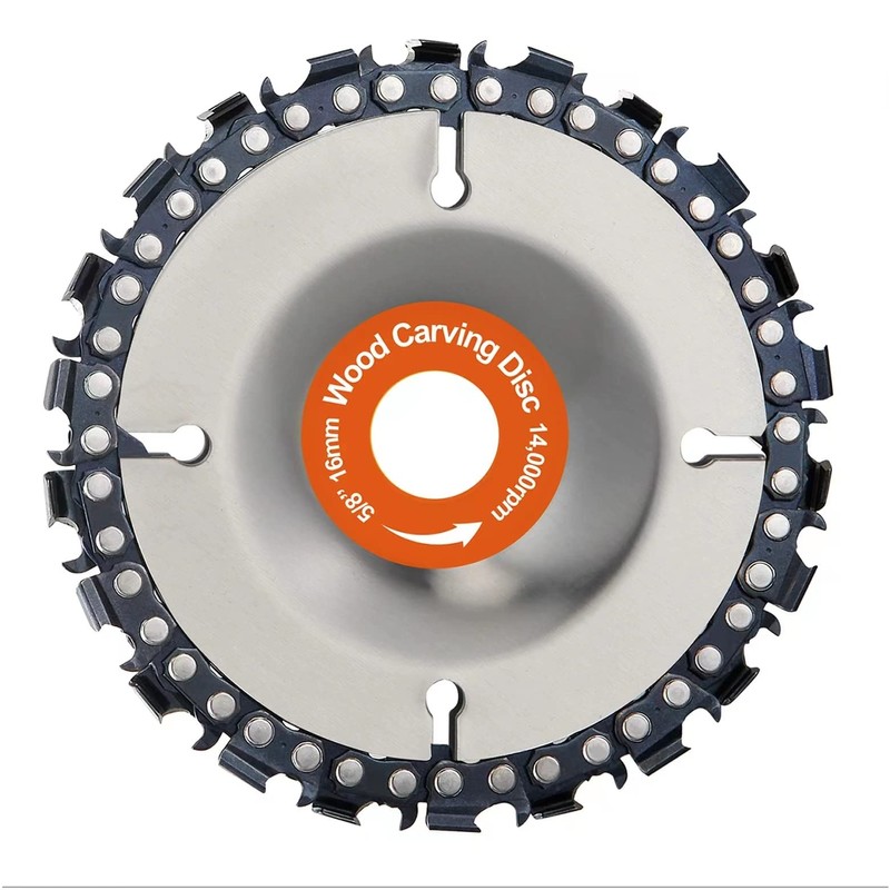 Chainsaw disc/Stump Remover/Stump Grinder/Wood Carving Disc for 4'' or 4"-1/2"