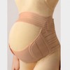 Maternity Dual Support Belly Band for Abdominal Protection (Pre & Post Natal) Skin 5ea