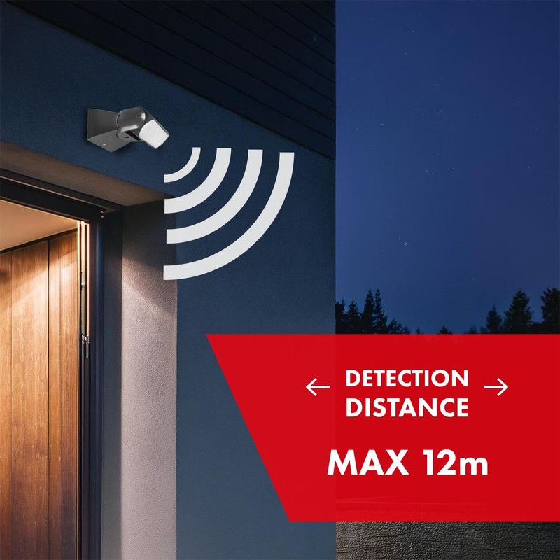 Maclean MCE201 GR Infrared PIR Motion Sensor Movement Detector IP65