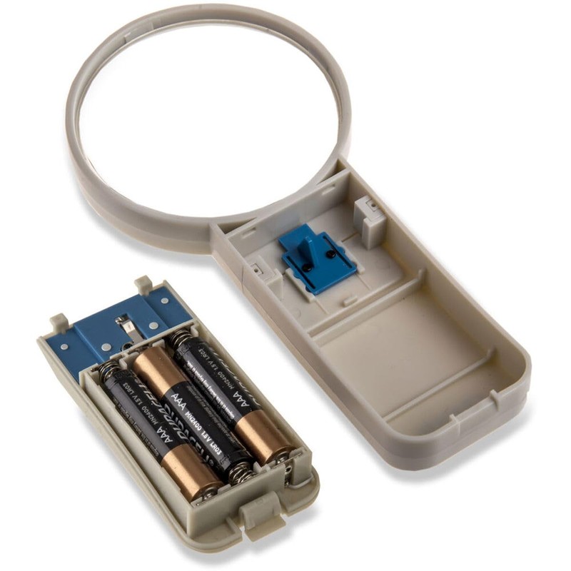 Carson Illuminated LED Lighted 4x Hand Held 3.0'' Aspheric Magnifier