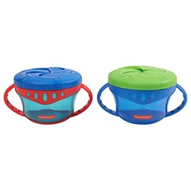 Cudlie Fisher Price Unisex Baby 2 Pack Snack Cup Blue & Red (FD51003)
