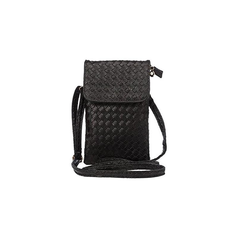 WaitingU Crossbody Cellphone Purse Soft PU Leather Moblie Phone Pouch