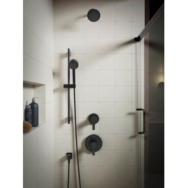 KOHLER T35330-4-BL, Elate Rite-Temp Valve Trim, Matte Black, Contemporary Bathroom Valve, High Durability