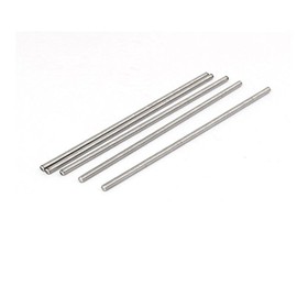 sourcing map 304 Stainless Steel Full Threaded Rod Studs Fixings M4 x 140 mm Pack of 5