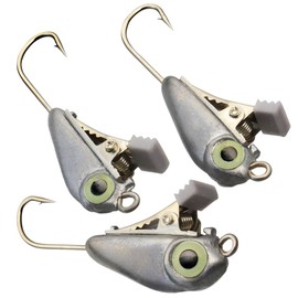 Two-L Zombing Fishing Jig Head Fillet Head Small (6g) Medium (9g) Large (15g) Pack of 3 (M)