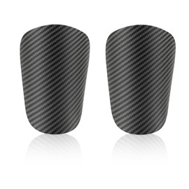 Tomedeks 2 Pieces Mini Shin Pads, 10 * 6CM Carbon Fiber Mini Football Shin Pads, Mini Soccer Shin Guards For Boys Girls Teenagers Kids Football Shin Guards Pads