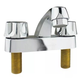 Sanplom 5pzs De Llave Mezcladora Para Lavabo 4'' Maneral Zamac 8955