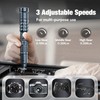 PKEY Cordless Electric Screwdriver Set, Mini Electric Screwdriver, 28 Magnetic