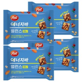 Post Balance Mini Energy Bar, 231g, 4 pieces / 포스트 밸런스 미니 에너지바, 231g, 4개
