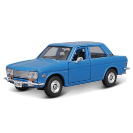 Maisto 31518 BU 1/24 Nissan 1971 Datsun 510 Blue Diecast Car