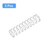 uxcell Compression Spring, 5Pcs 304 Stainless Steel, 10mm OD, 0.5mm