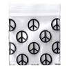 1000-1" x 1" 1010 Peace Small Zipper Lock Baggies Craft