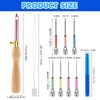 10 Pack Punch Needle Kit Adjustable Punch Needle Tool with