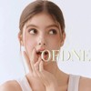 OFDNE Leopard French Tip Fake Nails - 24 Pcs Glossy