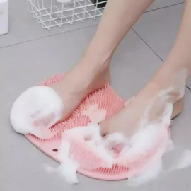 발바닥 각질 세척 풋브러쉬 욕실 미끄럼 방지 패드 세트 Foot Exfoliating Brush Bathroom Anti-Slip Pad Set [Random]
