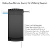 Ceiling Fan Remote Control Kit, Timing Wireless Remote Control