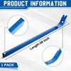 Lasnten 56 Inches Flat Pry Bar Heavy Duty Nail Puller