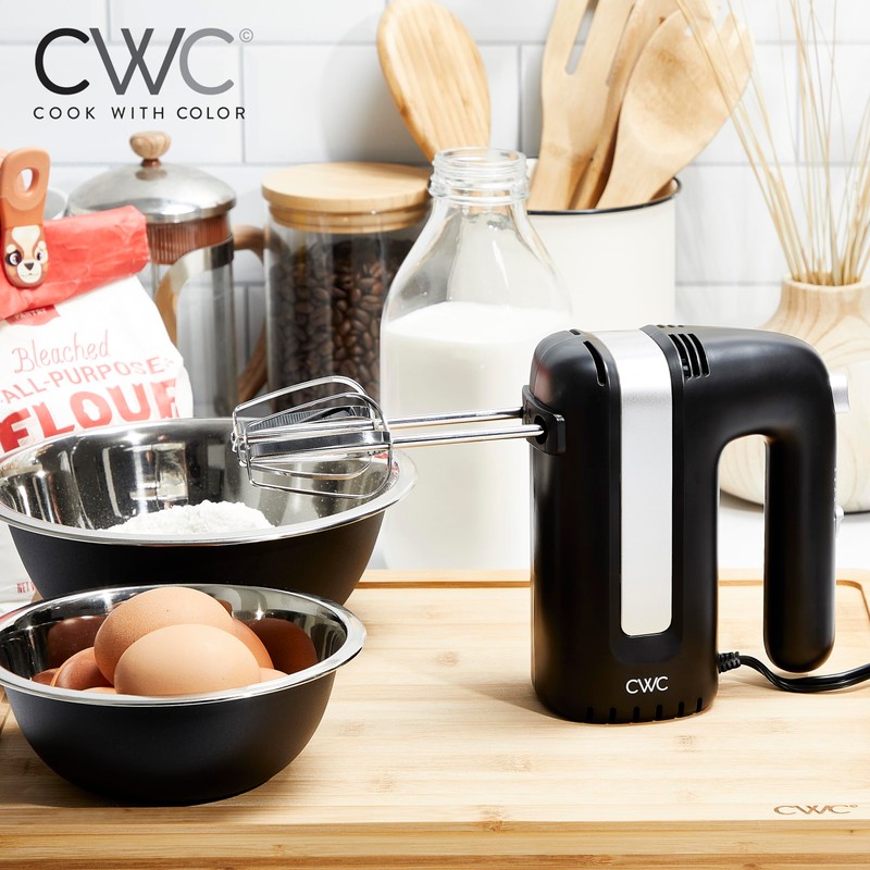 COOK WITH COLOR Handheld Mixers: Whip up Deliciousness! Beaters &