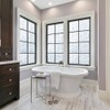 VSUDO Privacy Window Film, Diamond Pattern Window Tint for Home,