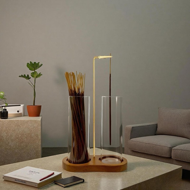 Incense Holder, Hang Upside Down Incense Sticks Burner Holder Storage