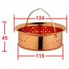 Nagao Drain Strainer, Pure Copper, 13.4cm, Kitchen Use, Board Type,