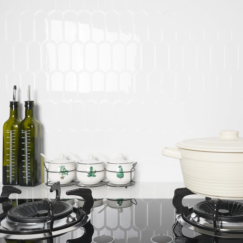 Vamos Tile Upgraded Thicker Design Peel and Stick Backsplash Tile,