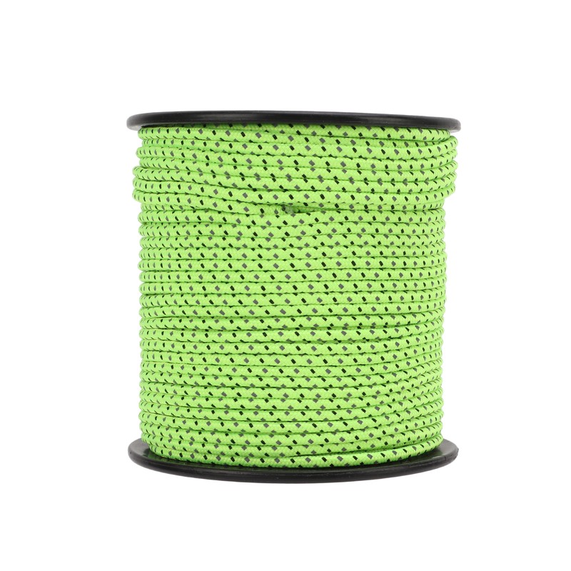 Camping Rope Fluorescent Tent Reflective Cord for Outdoor Camping Hiking