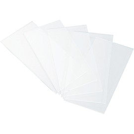TRUSCO TPCCS Transparent Plastic Cover Plate for Welding 1, Pack of 20