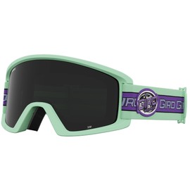 Giro Adult and Youth Semi Ski and Snowboard Goggles - Space Green Retro Sport Strap w/Ultra Black/Yellow Lens