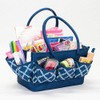 Everything Mary Craft Organiser Bag, Blue & White - Collapsible