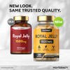 Horbaach Royal Jelly Capsules – 1500mg High Strength Softgels, 120