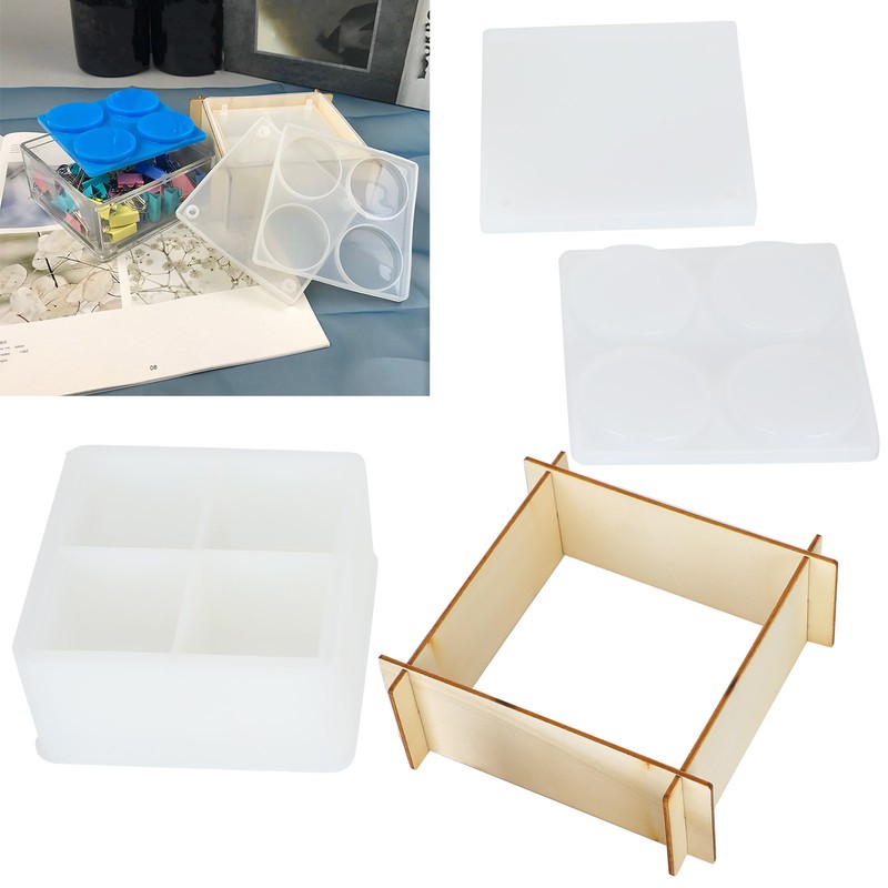 Square Mold DIY Crystal Epoxy Mould Silicone Parts Mirror Surface