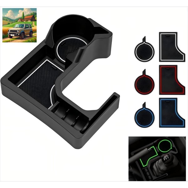 Peach Fairyers 2025 Upgraded Center Console Organizer Tray for Suzuki