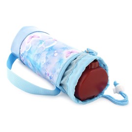 COLORFUL CANDY STYLE N3770400 Plastic Bottle Holder, Girls, Cover Case, Shoulder Strap, Cold Retention, Moonlight Butterfly