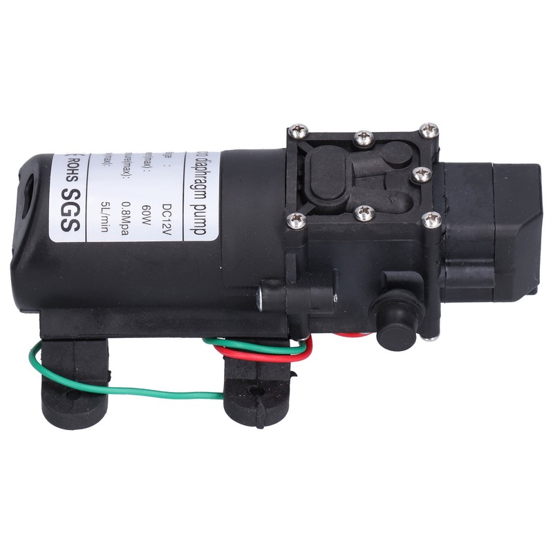 12V Water Pressure Diaphragm Pump 60W Self Priming Booster Sprayer